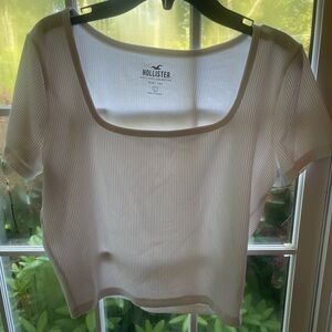 Hollister white tee